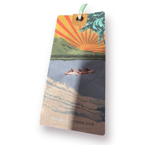 True Grit Men’s Plaid Shirt Button Down‎ Blue/Yellow Mens Size Large - Picture 5 of 6